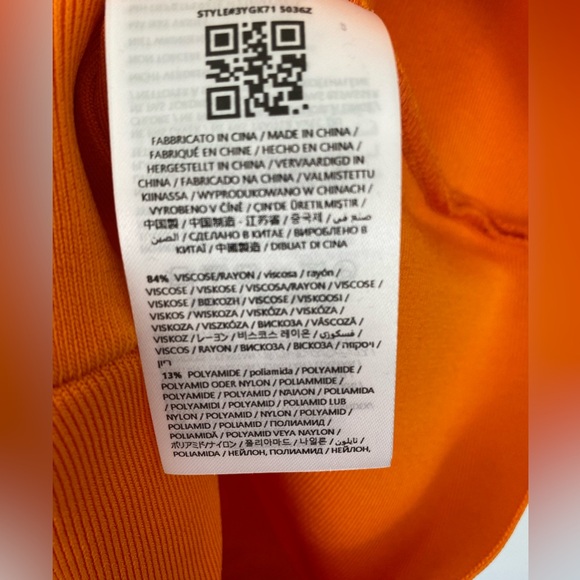 Marciano Bandage Orange Dress - Size S - Picture 8 of 10